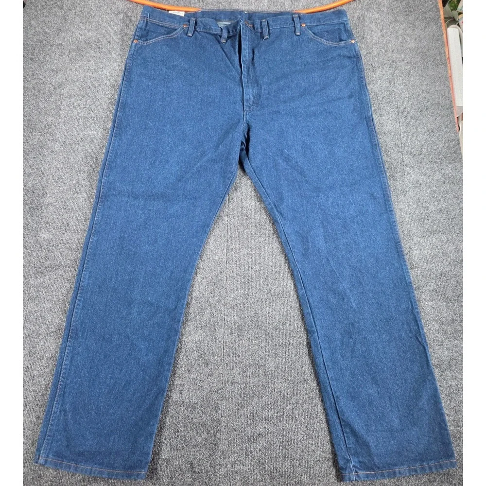 Wrangler Men's Cowboy Cut Original Fit Jeans Fits Over Boots 48 x 34 13 MWZ NEW